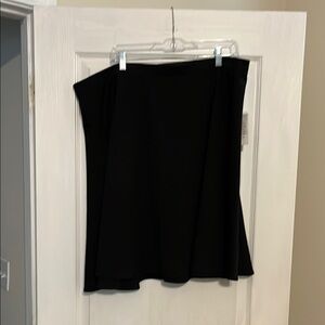 Eloquii Black Midi Circle Skirt NWT 20
